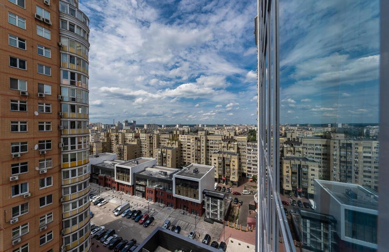 Fashionable Apartments. Smartplaza Metro Minskaya. Obolon Kiev Exteriör bild